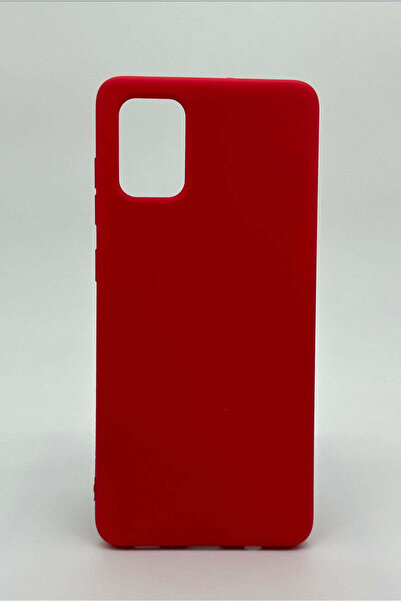 enva case حافظة متوافقة مع هاتف سامسونج A71 - أحمر