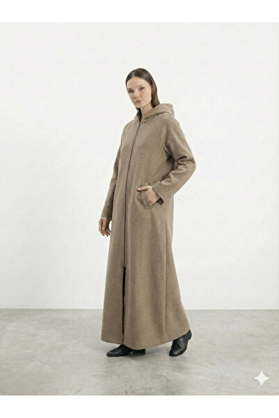 Vivezza Tiftiklenmeyen İthal Kaşe Ferace 7054