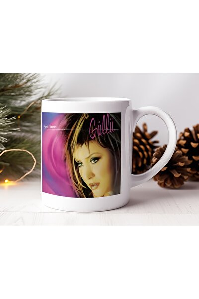 Beramussa كوب بتصميم غلاف ألبوم مع ورود - هدية مميزة بطابع موسيقي حنيني