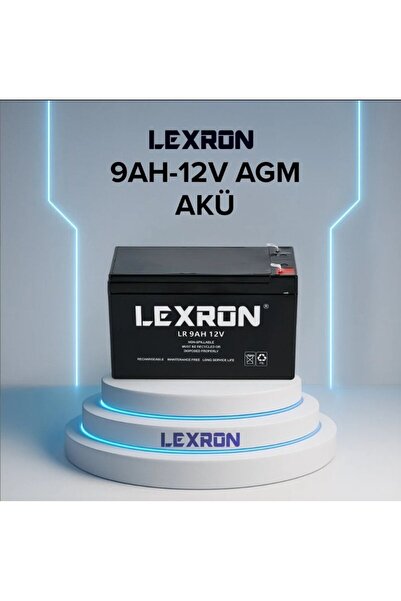Lexron - İnges 12 VOLT 9 AMPER AGM AKÜ - 12V 9 AH AKÜ
