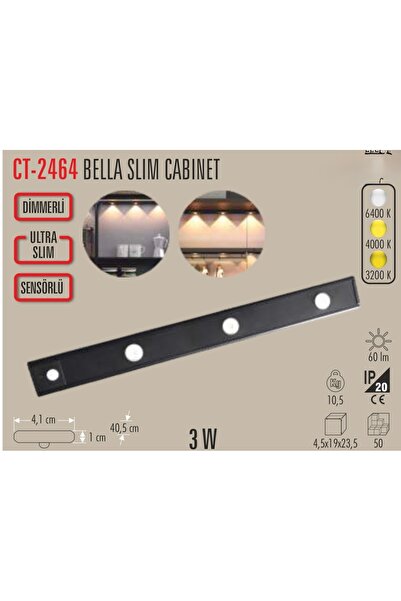 Cata Mutfak Tezgah ve Dolap Slim Cabinet Şarjli 3 modlu sensorlü