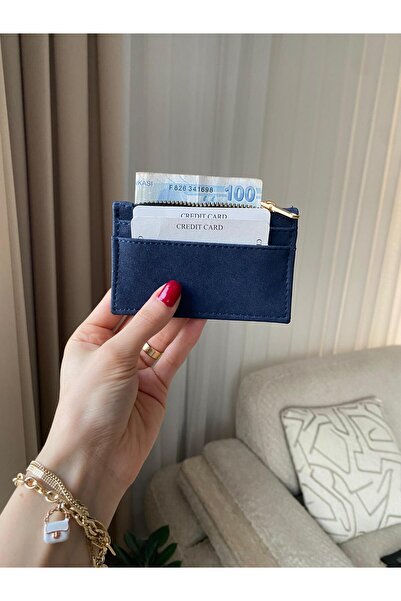 ÇANTA Cat Bag Women's Suede Zippered Wallet