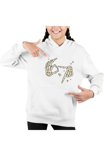 OEM Hanorac Copii Fete Six Seven Schelet Maini 67 Meme