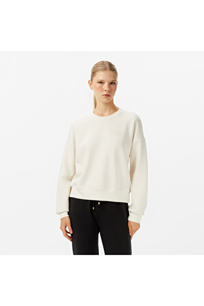 Nautica Kadın Beyaz Regular Fit Sweatshirt