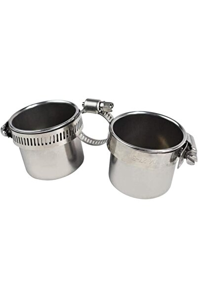 Genericc Bird Feeding Bowl (One Piece), Stainless Steel Parrot Food Bowl