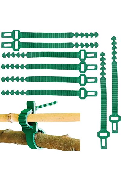 Generic أحزمة دعم الأشجار، 8 قطع من أربطة النباتات القابلة لإعادة الاستخدام، ...