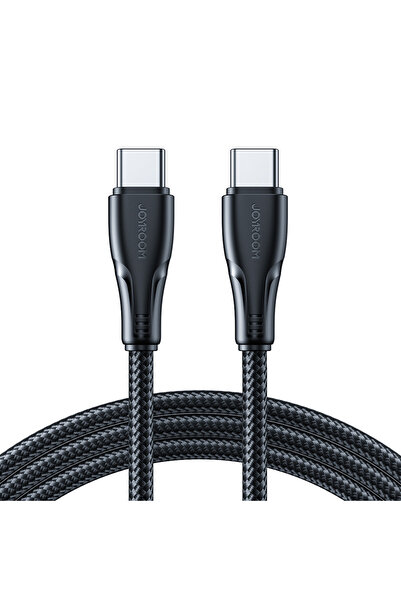 Other Kabel przewód w oplocie USB-C 60W 0.25m - czarny