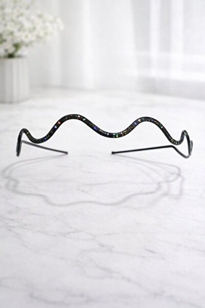 Nati Co Elegance Zigzag – İnce Simli Saç Tacı