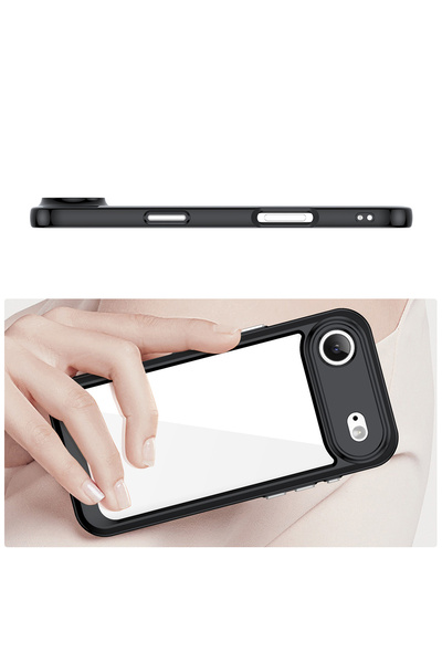 Other Husă pentru iPhone 17 Air Outer Space - Negru Transparent