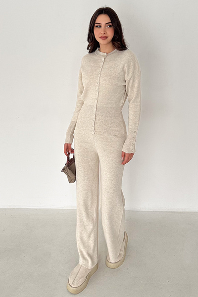 Noa&Noa Set de tricotaje pentru femei cu picioare largi – Knit Flow