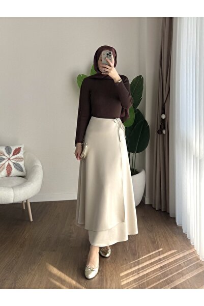 modayaselam Waist Tie Skirt