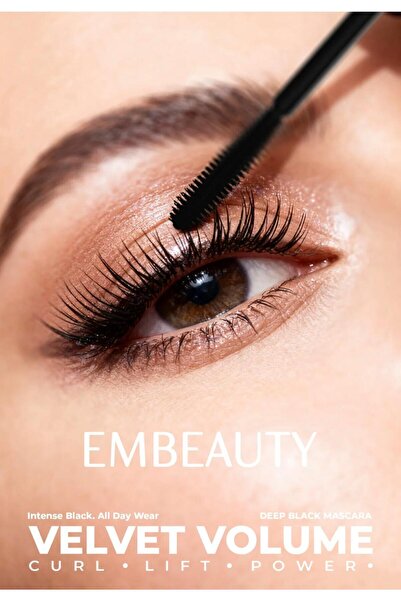 FUSION MARKET SİYAH RENK VOLUME VELET MASKARA