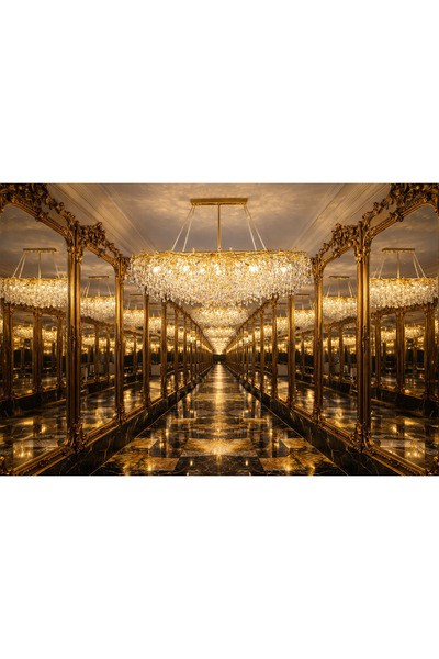 qwell Crystal Council Chandelier