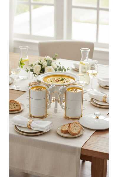 Generic Soup pot set with serving bowls - 12 pieces