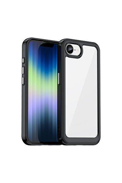 Other Etui pokrowiec z elastyczną ramką na iPhone 16e Outer Space Case - czarny