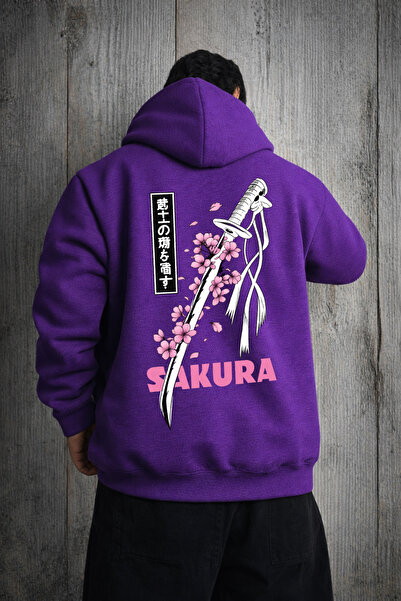 VEK Oversized Sweatshirt Hoodie Sakura Unisex