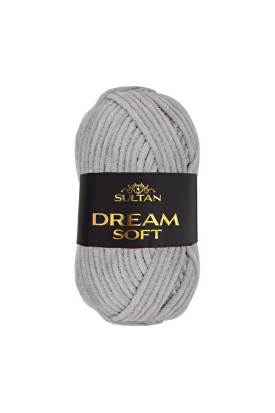 Sultan Dream Soft 910 Gri Kadife İp 100Gr 1 Adet