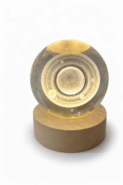 Yeliz Dekoratif Işıklı Kristal Küre - Sevgiliye ve Arkadaşa Özel Tasarım Geze...