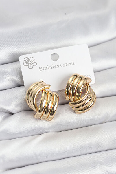 Lisinya 316L Steel Gold Color Vintage Women's Earrings - Tygoo