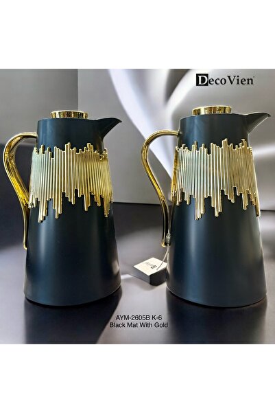 Olca AYMET HOME ÖZEL LÜX İÇİ CAM TERMOS 2 Lİ TAKIM (2605B)