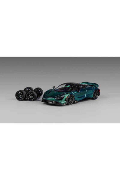 CMM Cm-Model 1:64 Mclaren 765Lt Diecast Model Car – Full Carbon Green, Change...