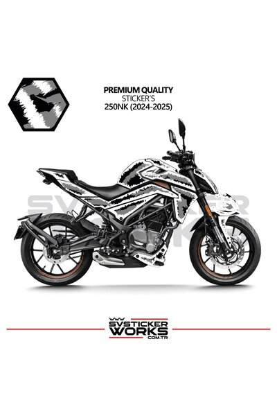 ARONA CFMOTO NK250 Kaplama Sticker Air Brush Motor Kaplama Modeli Hazır Kit 2...