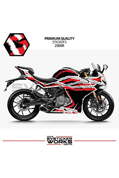 ARONA ملصق طلاء CFMOTO 250SR، طلاء هوائي للمحرك، طقم جاهز لجميع الموديلات متوافق