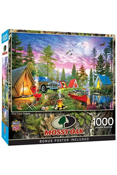 OEM Puzzle Mossy Oak River Camp Twilight, 1000 de piese