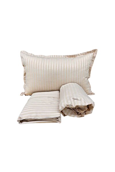 Hayal çeyiz Single Satin Duvet Cover Set with Elastic Fitted Sheet and Hidden...