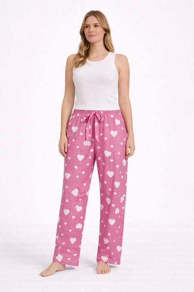 gamaro Women's Pajama Bottom Fleece-Lined Regular Comfortable Fit Pajama