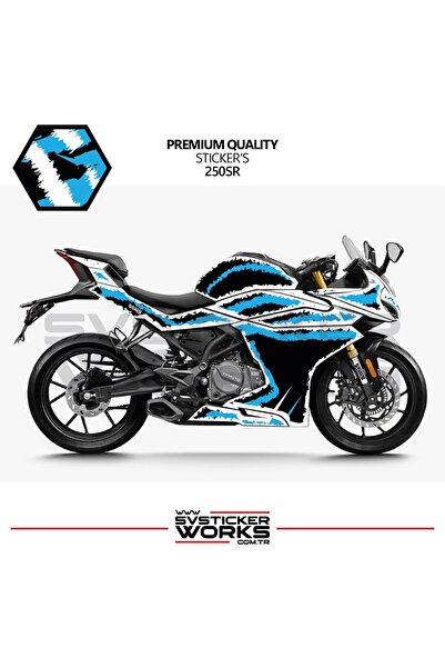 ARONA ملصق طلاء CFMOTO 250SR، طلاء هوائي للمحرك، طقم جاهز لجميع الموديلات متوافق