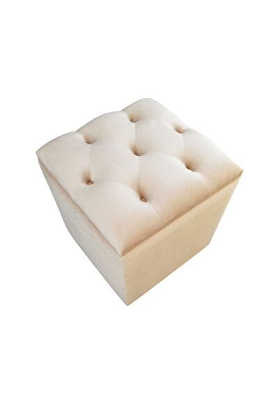 OEM Taburet patrat Chesterfield cu spatiu pentru depozitare