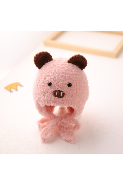 Pure Boutique Caciulita roz pentru bebelusi - Teddy