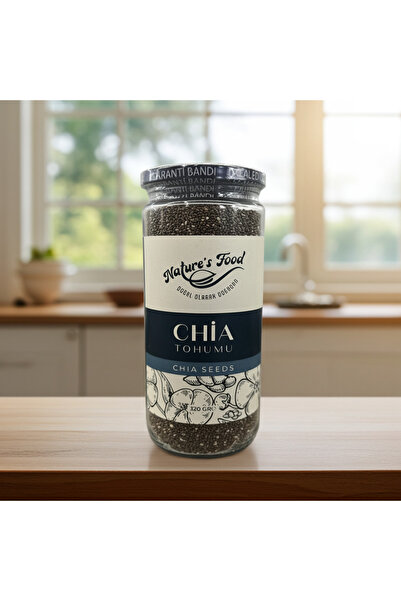 NATURES FOOD Chia Tohumu Cam Kavanoz Net 320gr