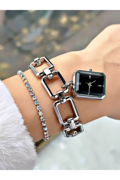 SC Silver Collection Luxury Accessory Sc Silver Collection Bracelet Wristwatc...