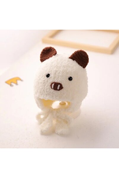 Superbaby White baby hat - Teddy