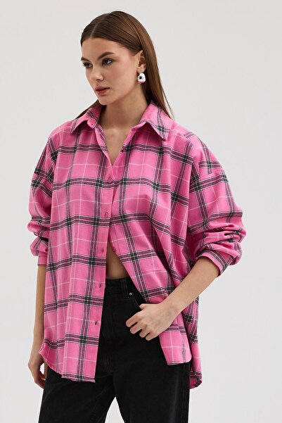 Lijuri Comfortable cut standard checkered shirt 3488