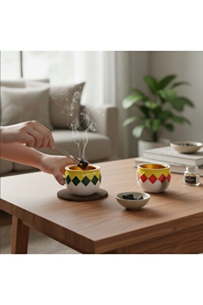 GIFT A set of incense burners inspired by Saudi heritage (12 pieces)