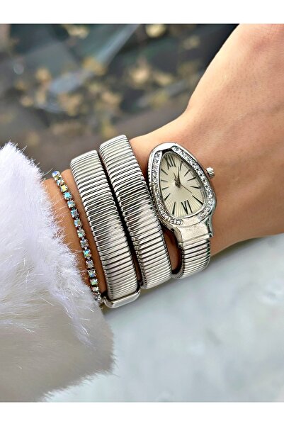 SC Silver Collection Luxury Accessory Sc Silver Collection Snake Model Patter...