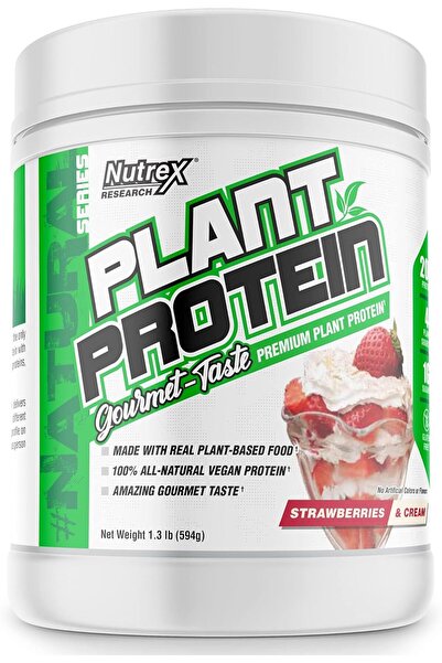 Nutrex Research Plant Protein, Strawberries & Cream (18 Servings)