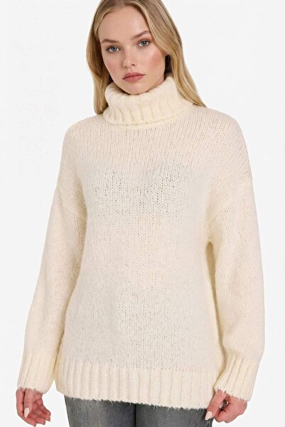 DeFacto Oversized Wide Fit Turtleneck Sweater G5019Ax25Wn