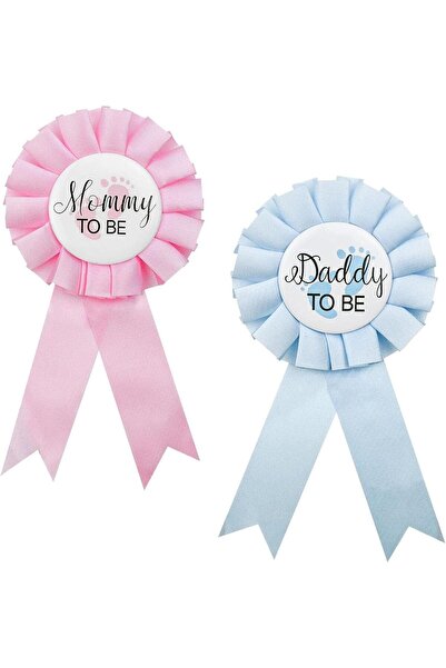 Yelajoy Mom and Dad to Be Badge Pin