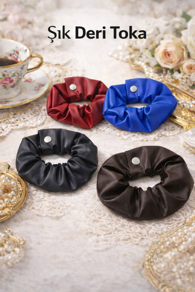 Vi Caro Stylish Leather Buckle Set – Red, Blue, Black and Brown |   Daily & O...