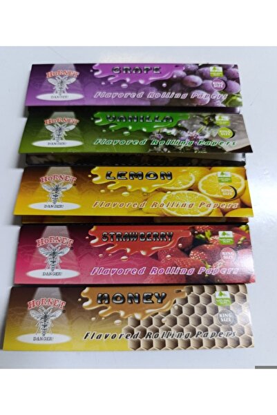Types Hornet meyveli kağıt set 110mm king size 5 adet