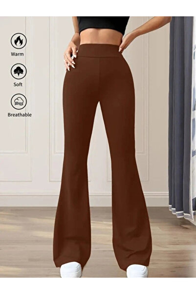 Genel Markalar özssa Kadın Yüksek Bel(lastikli) Geniş Paçalı Dalgıç Tayt