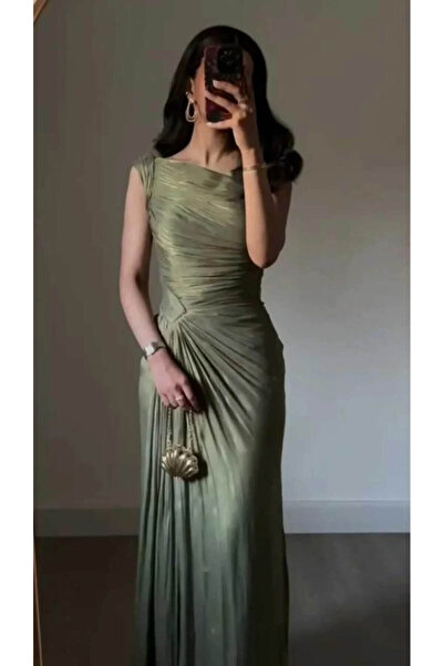 Special-DIARA Olivia's crinkle-fabric evening dress