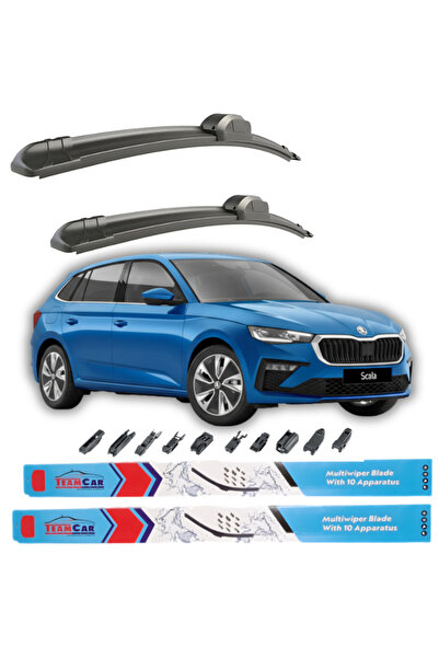 TEAMCAR Skoda Scala (2019-prezent) Stergatoare TeamCar® – Set fata