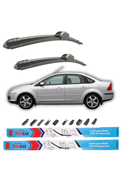 TEAMCAR Ford Focus II Sedan (2004–2008) Stergatoare TeamCar® – Set fata