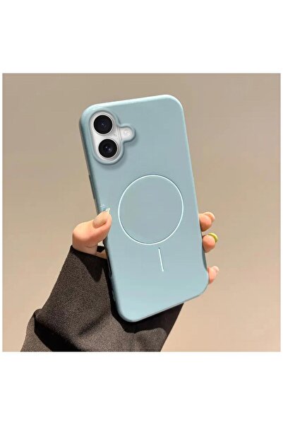 Zebana iPhone 17 Compatible Case Vivid Silicone Case Blue