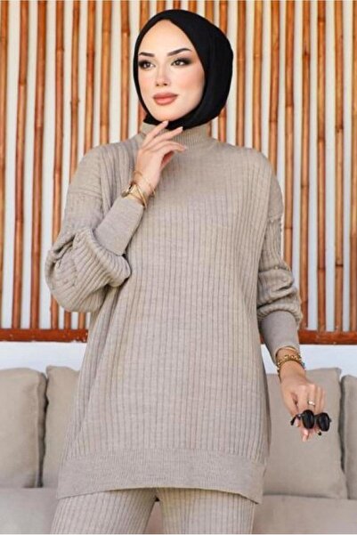 TRENDTESETTÜR KADIN VİZON TRİKO TUNİK T 8116-1